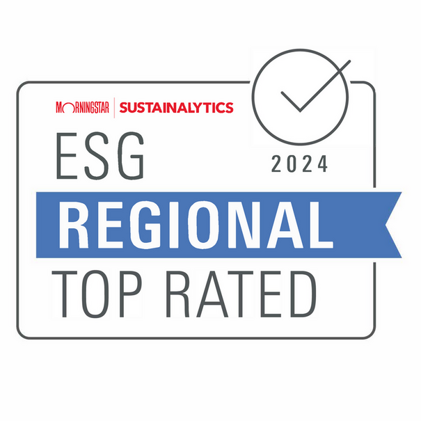Sustainalytics ESG Regional Top Rated logo